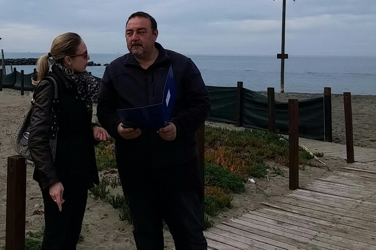Fregene - Avanza l'erosione, intervento urgente dalla regione