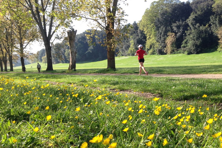 Parco di Villa Doria Pamphilj nel quartiere Monteverde-Gianicolense