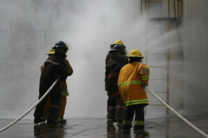 Inquinamento da polveri sottili dopo un incendio